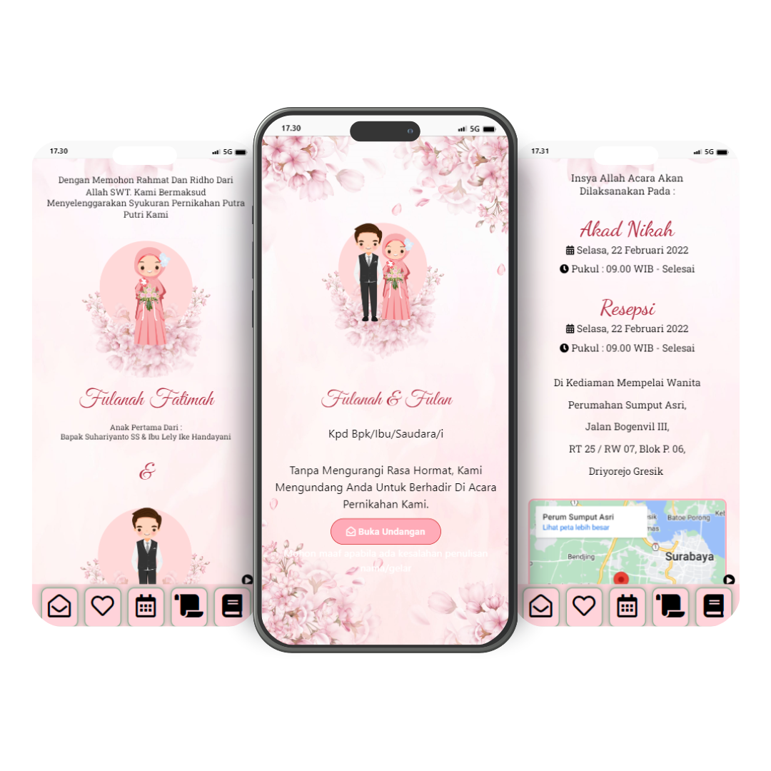 website undangan digital - colorfull
