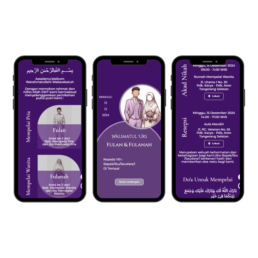 website undangan digital - tema syari dan islami 4