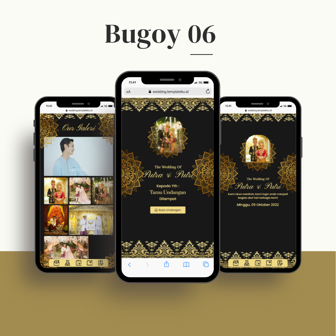 Undangan Digital Tema Animasi bugoy6